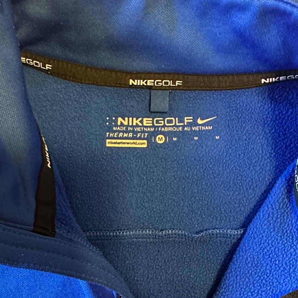 Nike Golf Kids Royal Blue Pullover Jacket - Picture 2 of 10